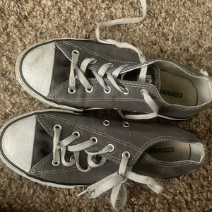 Converse shoes gray